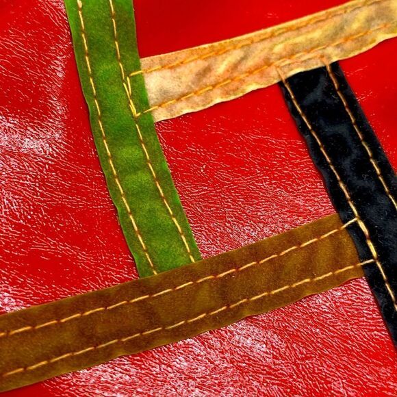 Vintage Change Purse Red Ribbon Accent Coin Purse - Picture 7 of 7